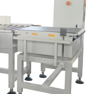 <b>Large</b> Scale Digital Steel Checkweigher <b>Roller</b> Conveyor for Cartons OEM Customizable 10g Pusher Auto Reject Online Auto Weighing - Product Image 4