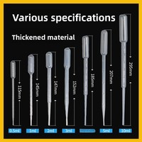 Pipette graduée jetable en plastique STEEMA 0,2 1 2 5 ml pour transfert de liquide