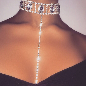 Di modo Grandi Fiori di Cristallo Del <span class=keywords><strong>Collare</strong></span> Del Choker Dell'annata Della Collana di Dichiarazione Della Collana Delle Donne Maxi Collane Gioielli <span class=keywords><strong>Collo</strong></span> Collares #0613 - Product Image 2