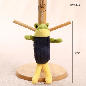 New Anime Cartoon Italian Brainrot TungTung Tung Sahur Plush Keychains Kawaii for Kids Bag Pendant and Keychain for <b>Boys</b> Girls - Product Image 5