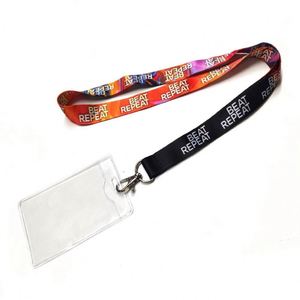 Promotional Printed <b>Lanyard</b> Sublimation With Logo Custom and Id Badge Holder - Product Image 1