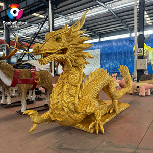 Zigong hecho a mano tamaño natural animatronic dragón estatua realista personalizado 5M dragón modelo interior niños público directo Venta de fábrica - Product Image 6