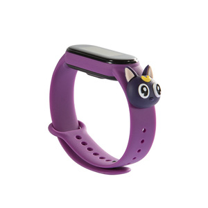 Correa IVANHOE para Xiaomi Mi Band 8 7 6 5 4, pulsera deportiva de silicona, correa de reloj inteligente de dibujos animados para MiBand 4 5 6 7 <span class=keywords><strong>Band7</strong></span>, correas - Product Image 5