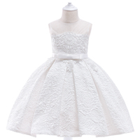 MQATZ Haute Qualité 8 Ans Enfants Robes Blanc Baptême Enfants Soirée Robe L5256