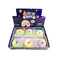 Jouet Squishy Donut Croustillant Ultra Doux en Cire Faite à la Main, Balle Anti-Stress à Effet Éclatant, Jouet Sensoriel de Décompression Donut