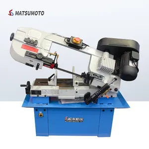 BS-712N BS-712R Cost Belt Drive Horizontal Metal Cutting Bend Band Saw Machine for metal