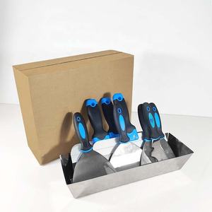 <span class=keywords><strong>3</strong></span> <span class=keywords><strong>4</strong></span> 5 6 8 10 12 14 inci 8 buah peralatan <span class=keywords><strong>Drywall</strong></span> baja tahan karat multi-ukuran sambungan pisau perekat panci lumpur pisau dempul - Product Image 4