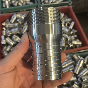 Boquilla de soldadura para reparación de manguera con boquilla de rosca, acero al carbono o material inoxidable, pezón King KC - Product Image 1