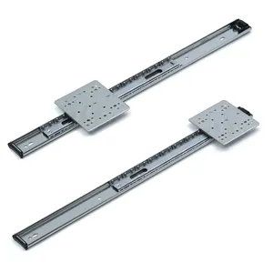 Furniture Drawer Runners Linear Motion Steel Ball Bearing Drawer Slide Rail Flipper Pocket Door Slide Rail