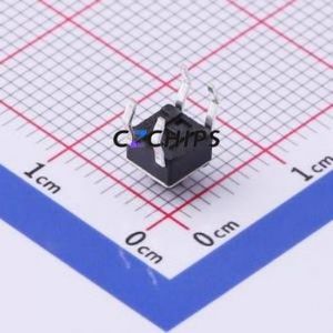 UK-B0201G43-DP25Y Tactile Switch Through hole Component (THT) Switch Single Pole Single Throw Round Button 2.5N Through Hole - Product Image 2