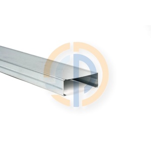 Montante <span class=keywords><strong>Basico</strong></span> Perno de Acero Galvanizado con Riel para Yeso, Venta Al por Mayor - Product Image 3