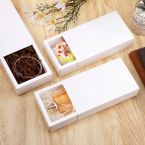 Wholesale Customized Luxury Cardboard Rigid Rectangle Gift Packaging <b>Paper</b> <b>Box</b> Logo Printing Kraft <b>Paper</b> Drawer <b>Box</b> - Product Image 1