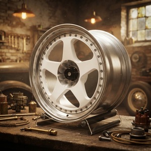 Cerchi Forgiati Personalizzati da 15 Pollici in Argento con Finitura Cromata Dorata, Nuovi, Perfetti per Corolla <span class=keywords><strong>Minicooper</strong></span> del 1973 - Product Image 6