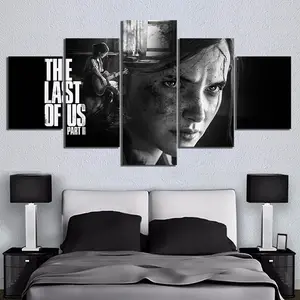 The Last of Us Part 2 Game Painting Christmas Decoration Oil Painting Living Room Decor Canvas Paints Wallpaper Stickers Murals