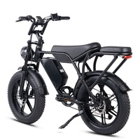 Vélo électrique de montagne US Stock 60V 30Ah 250W 7 vitesses 30mph avec pneus larges 20*4 pouces, frein à disque hydraulique
