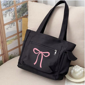 Bolsas de Lona Promocionales con Logotipo Personalizado, Bolsas de Mano de Algodón Reutilizables Ecológicas para Ferias Comerciales, Regalos de Marketing al por Mayor - Product Image 2