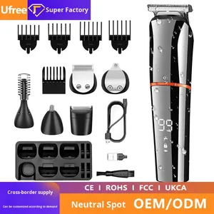 Afeitadora Eléctrica Multifuncional y Recortadora de Vello Nasal, Set de Regalo para Uso Doméstico, Cortadora de Cabello para Cabeza Calva - Product Image 2