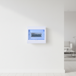 QHECO Q1-Blue Boîtier de distribution encastré extérieur 220V en ABS – Solutions de câblage pour maison et appartement - Product Image 1
