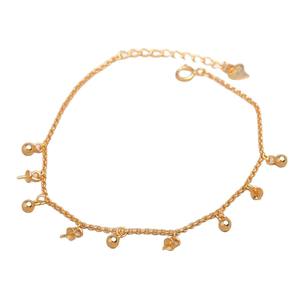 Brazalete de Plata S925 con 4 Cuentas, Borla, Accesorios para DIY, Soporte Vacío A6036, 3mm y 6mm, Fornituras para Joyería - Product Image 5