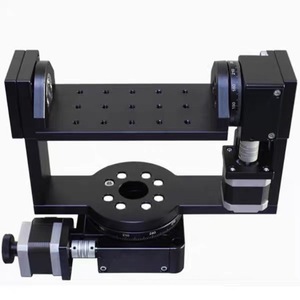 LDTDZ-02-R 200 มม. 2 แกนเวิร์มเกียร์โรตารี่สเตจอลูมิเนียมมอเตอร์ไดซ์ 360 การหมุนอย่างต่อเนื่อง - Product Image 4