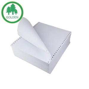Papier autocopiant NCR haute contraste 55 g/m² 2/3 plis, papier couché CB‑CF‑CFB pour reçus de bureau destiné aux acheteurs chiléens - Product Image 4