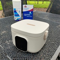 Nouvelle boîte à lunch pour bébé rechargeable en acier inoxydable 304 de 500 ml, avec batterie USB, affichage numérique LED, minuteur pour voiture, utilisation domestique et extérieure, 8