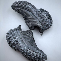Baskets plateforme de haute qualité style designer unisexe en maille avec semelle robuste type pneu, chaussures de sport décontractées d'extérieur à semelle épaisse