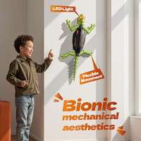 Télécommande murale escalade Gecko Robot Rechargeable RC lézard jouet avec lumières LED drôle cadeau d'Halloween pour enfants garçons