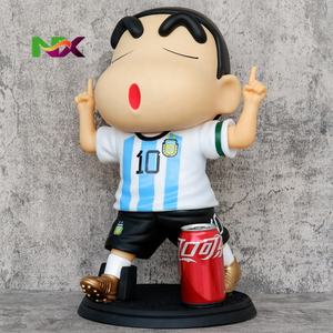 Muñeco de Peluche de Jersey Crayoned Shin Chan, Novedad, Regalo Decorativo, Figura Conmemorativa de <span class=keywords><strong>Messi</strong></span>, CR7, Neymar - Product Image 3