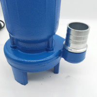 Pompe submersible solaire 24v dc pour déchets d'égout, avec cutter pour l'irrigation, pompe à eau solaire