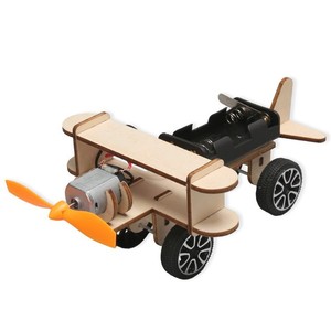 Kit Modello di Satellite Solare in Legno Personalizzato, Giocattolo Educativo STEM Fai-da-Te, Navicella Spaziale a Energia Solare per Bambini e Studenti - Product Image 1