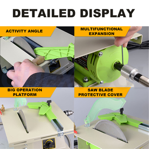 <strong>Small</strong> Grinding Machine Jade Polishing Machine Jade Carving Machine Woodworking Cutter Home Buddhist Bead Polisher Wood <strong>Table</strong> Saw - Product Image 4