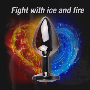 S-HANDE Popo Masaj Aleti Metal Gövdeli Anal <span class=keywords><strong>Plug</strong></span> Kadın ve Erkek İçin Vücut Uygulaması İçin - Product Image 4