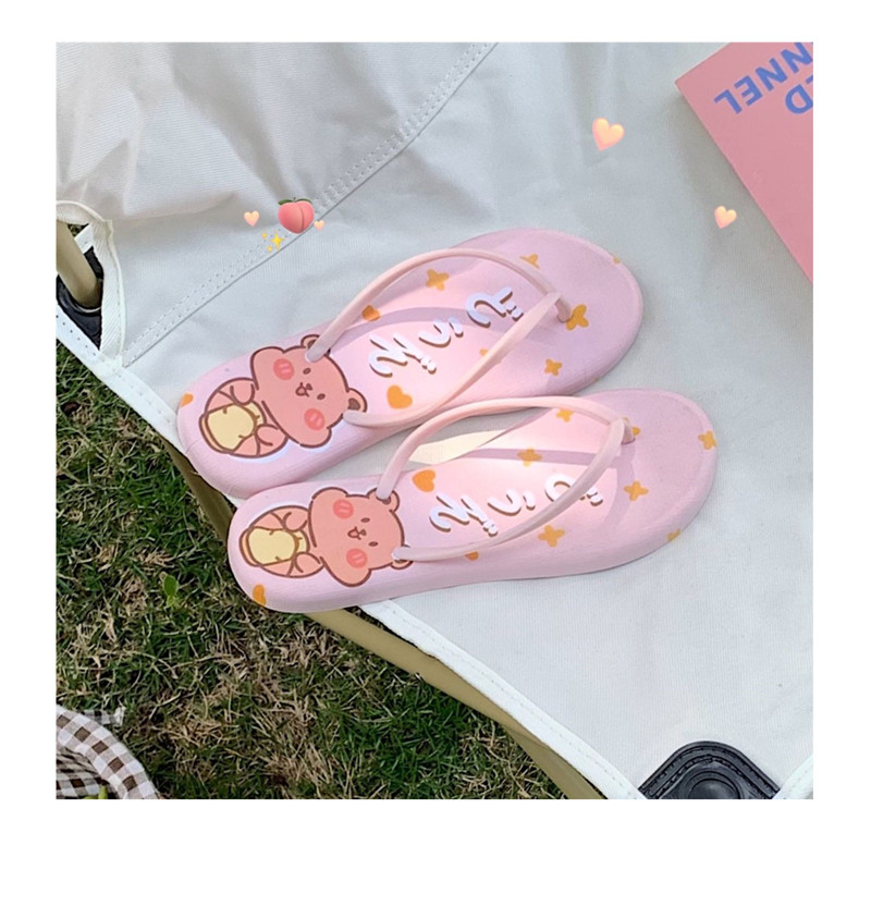 Outdoor Filp Flops Women PVC Rubber Summer Beach Flip-flops Slippers Wholesale