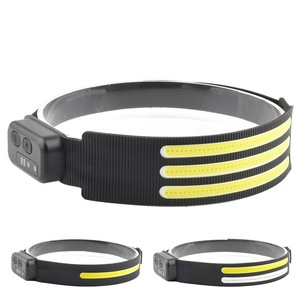 COB Headlamp Type C Rechargeable LED Outdoor Cycling <b>Light</b> <b>Night</b> Running High Intensity <b>Sensor</b> Headlamp Patrol Use - Product Image 1