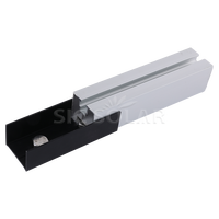 Kit de raccordement pour supports de panneaux solaires photovoltaïques sur rail