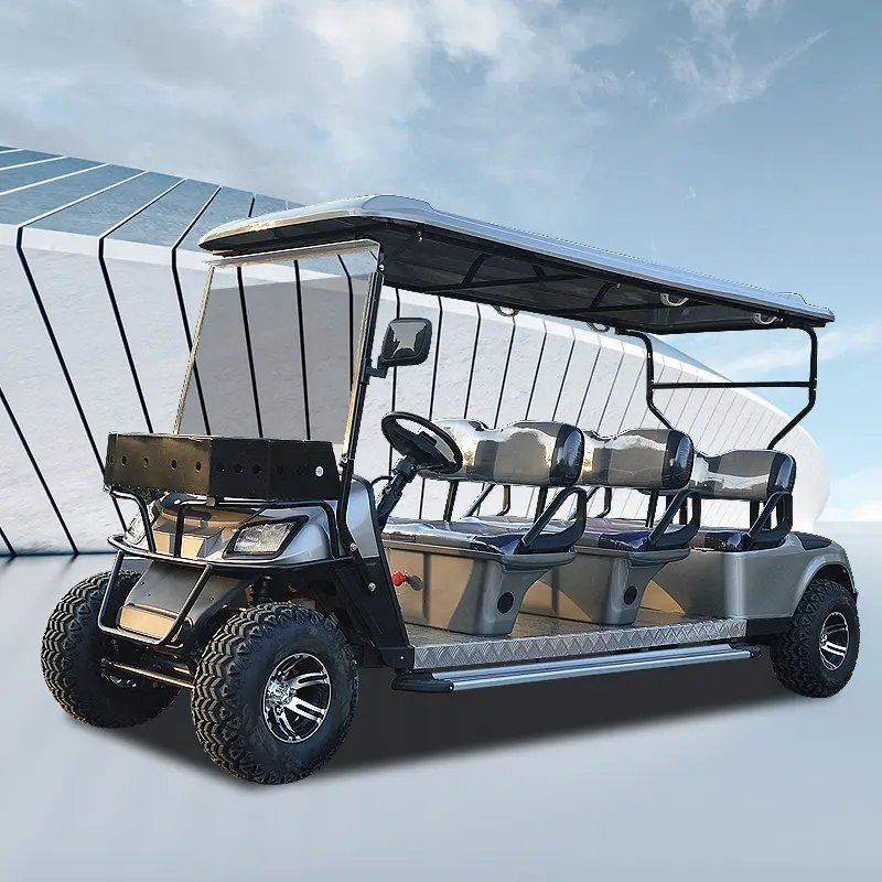 Golf arabası 48v lityum akülü sokak yasal 4 tekerlekler 4 kişilik elektrikli plaj golf araba buggy sepeti satılık