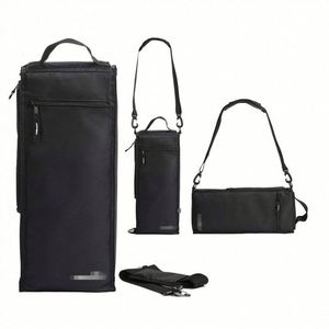 Sacs isothermes de golf Oxford noirs résistants à l'eau, sacs isothermes portables pour bière en conserve et boissons - Product Image 1