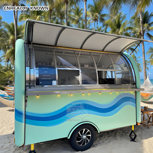 OEM Customized Special-Shape Food Truck Multi-Functional Coffee Trailer With Hotdogs Chips - Product Image 3