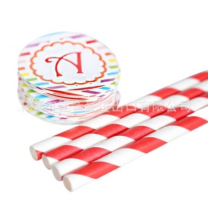 Joinhot Alphabet Cupcake <b>Toppers</b> 26 Letters Round Paper <b>Birthday</b> Party Decorations For Kids Dessert Table Supplies - Product Image 5