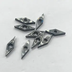 Zhuzhou Leverancier VBGT110302-YL Cnc Draaibank Snijden Carbide Draaiende Inzetstukken Voor Het Bewerken Van Aluminium