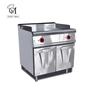 Chefmax-parrilla Vertical antiadherente, máquina comercial antiadherente, Teppanyaki, Gas, hamburguesa
