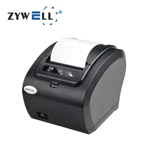 ZY307 Mesin Pencetak Tagihan Termal Desktop 3 Inci untuk Usaha Kecil Zywell 80Mm Printer Tiket