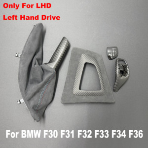 Base del Cambio in Fibra di Carbonio Opaca e Alcantara per BMW Serie 3 e 4 F30 F31 F32 F33 F34 <span class=keywords><strong>F36</strong></span> - Product Image 4