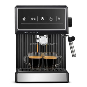 Cafetera Espresso y Capuchino Semiautomática Comercial Anwell Italiana de 20 Bares con Pantalla Táctil Digital para Cafetería/Negocio - Product Image 5