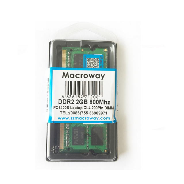 DDR2 4G 4GB PC2 6400S 800 Laptop Memory RAM Dram Sodimm