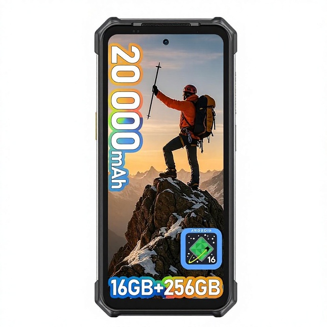 Ulefone RugKing 5 Pro Rugged Android 16 Smartphone 20000mAh 33W 16GB 256GB 64MP 6.78 Inch Corning Gorilla Outdoor Smartphone