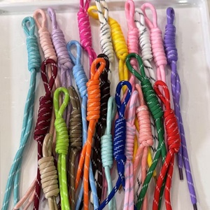 Wholesale Nylon Braided Rope Car Key Chains Charm Rope Braided Lanyard Keychain Diy Rope Keychain Accessories