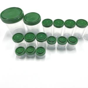 플라스틱 처분할 수 있는 소변 표본 수집 컵 30ml <span class=keywords><strong>60ml</strong></span> 90ml 120ml 뚜껑을 가진 메마른 견본 컵 - Product Image 1