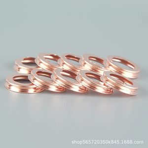 <b>Copper</b> Oil Pan Drain Plug <b>Washer</b> 18mm For Nissan Teana Qashqai Infiniti Replacement Gasket - Product Image 5